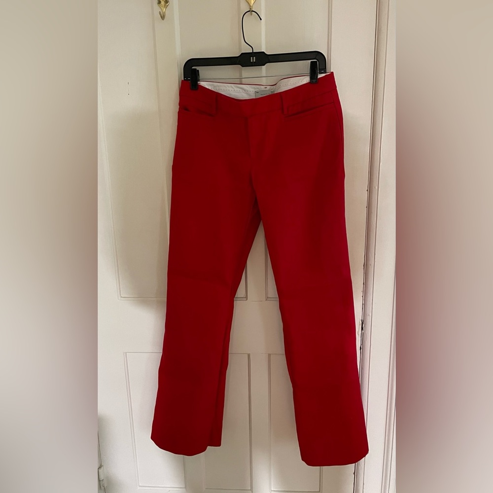 NWOT Gap Modern red cotton pants